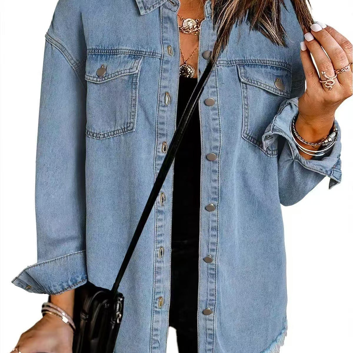 Luni | Women's Denim Jacket | Relaxed Fit | Timeless Style
