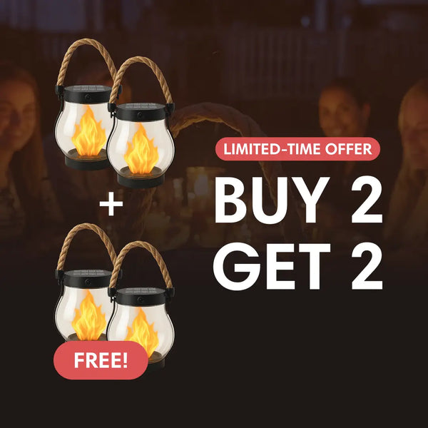 Kaliqo™ – Solar Lantern Outdoor Lights (set of 2)