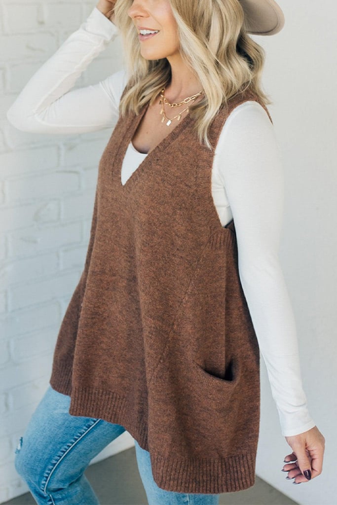 Pavo | Sweater Vest | Soft Fuzzy Texture