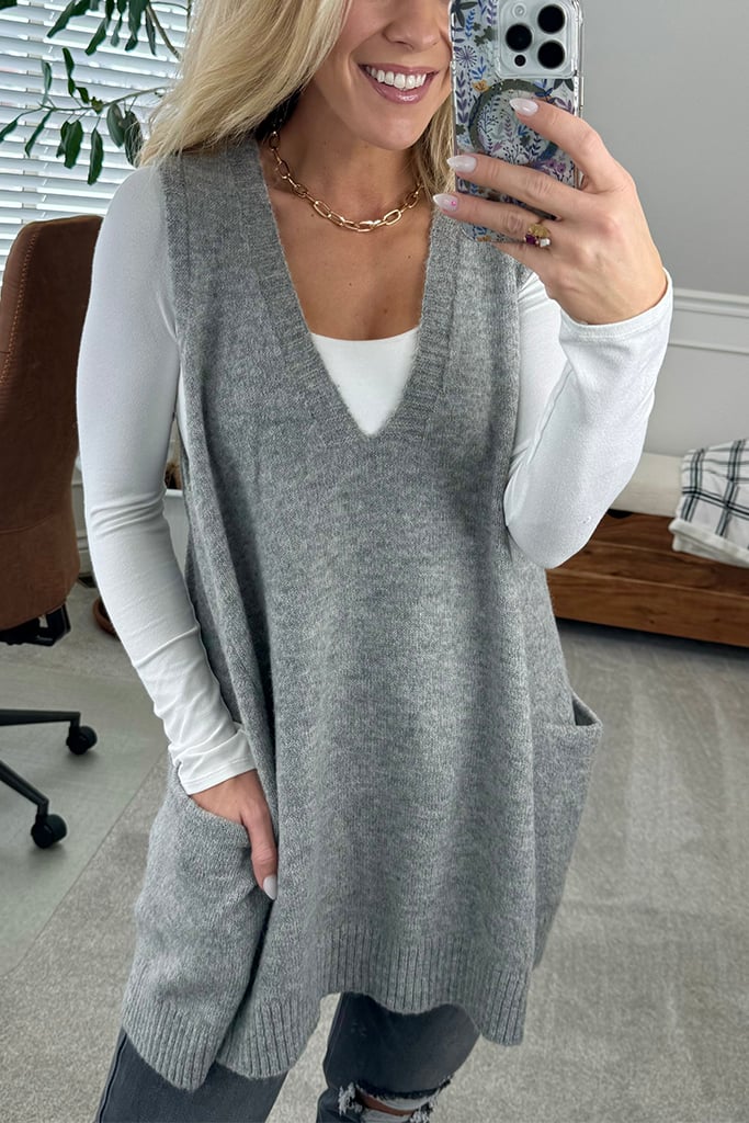 Pavo | Sweater Vest | Soft Fuzzy Texture