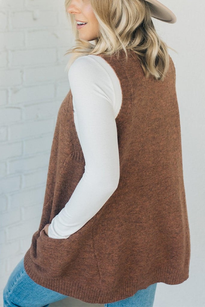 Pavo | Sweater Vest | Soft Fuzzy Texture