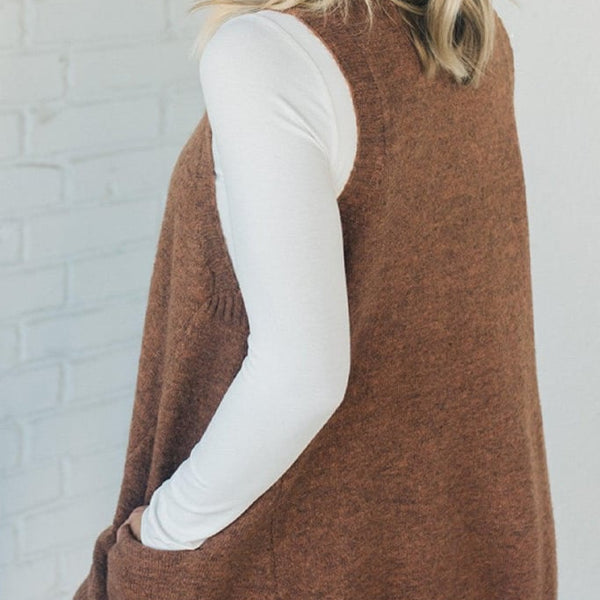 Pavo | Sweater Vest | Soft Fuzzy Texture