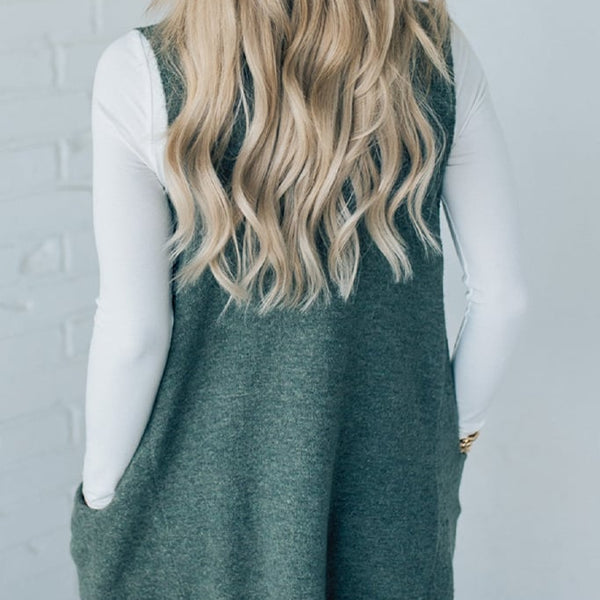 Pavo | Sweater Vest | Soft Fuzzy Texture