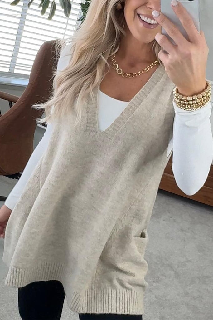 Pavo | Sweater Vest | Soft Fuzzy Texture