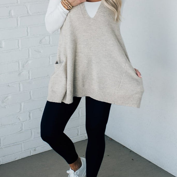 Pavo | Sweater Vest | Soft Fuzzy Texture
