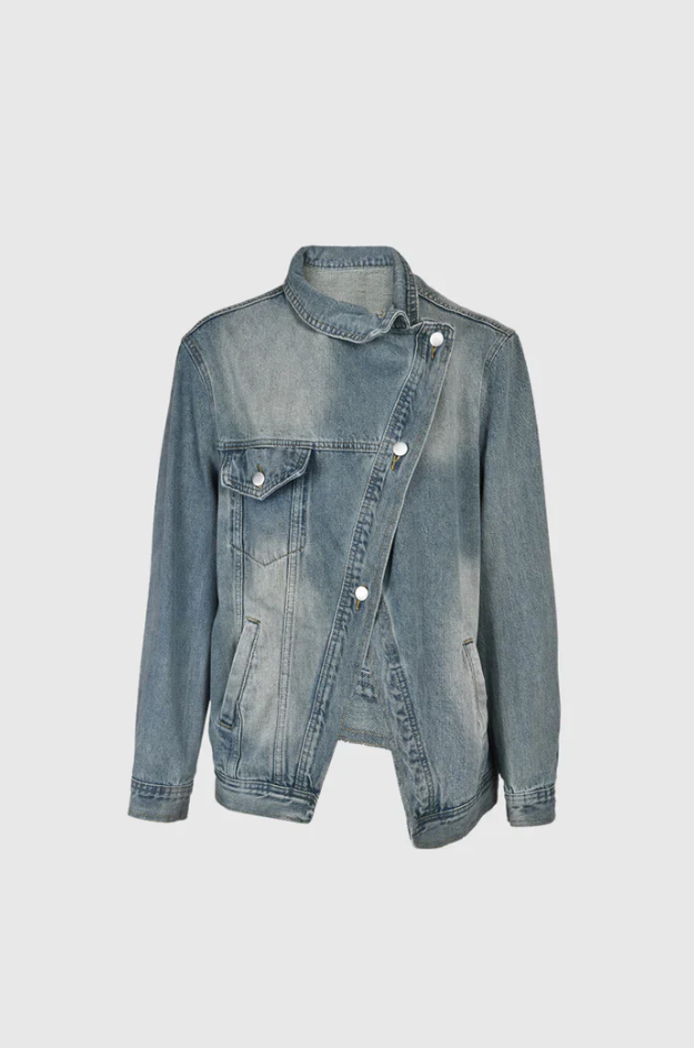 Pleun | Women's Denim Jacket | Artistic Design
