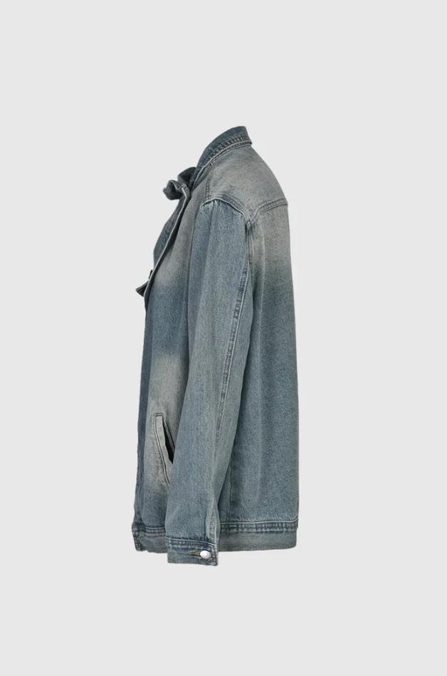 Pleun | Women's Denim Jacket | Artistic Design