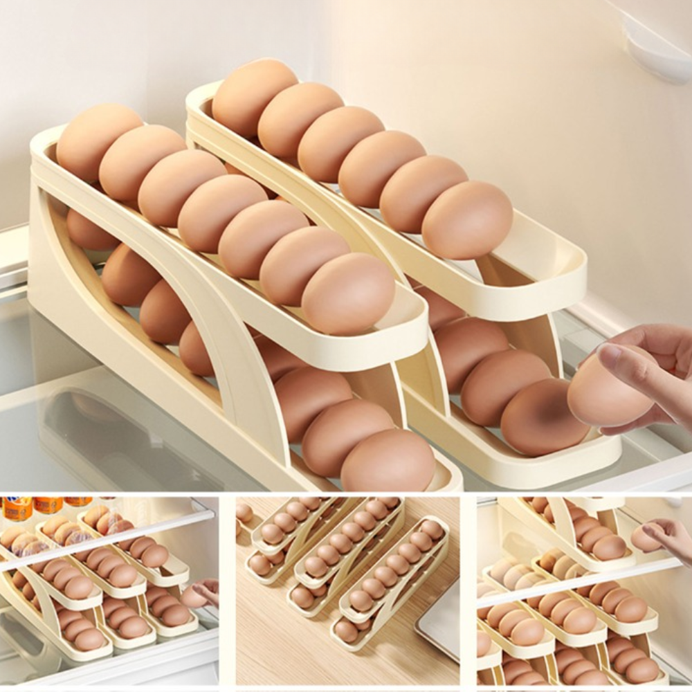 1+1 Free | EggScroller™ Automatic Rolling Egg Rack