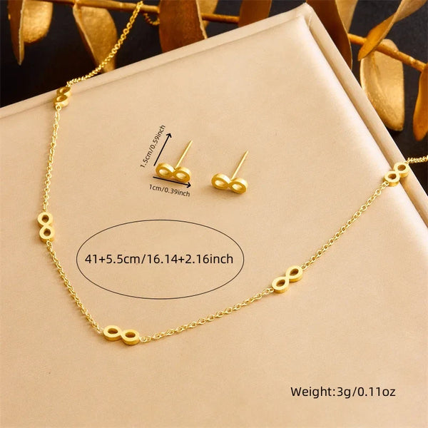 Gold Bow Jewelry Set – Elegant & Dainty Bow-Themed Accessories for Women
