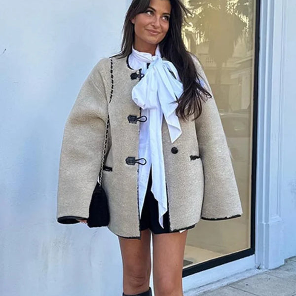 Grace Wool Jacket – Elegant and Warm Outerwear for Any Occasion