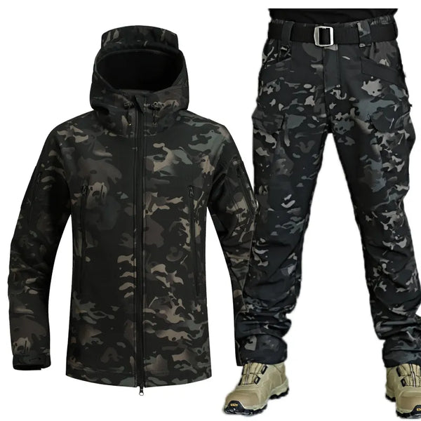IX9™ Tactical Stretch Windbreaker Jacket & Pants Set