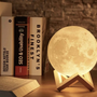 Wireless LED Rechargeable Table Lamp Magical Moon Lamp - Living Room | Nightstand Lamp
