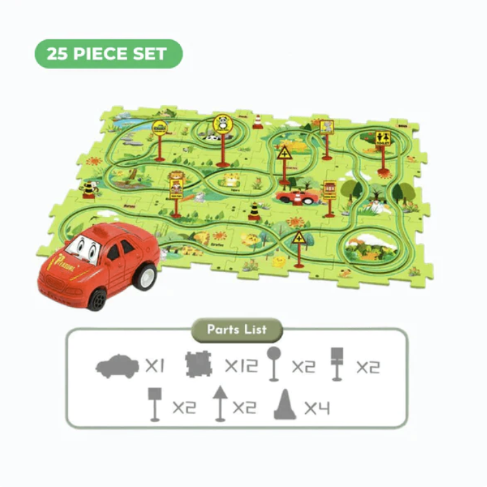 【LAST DAY SALE】Kids Car Track Set