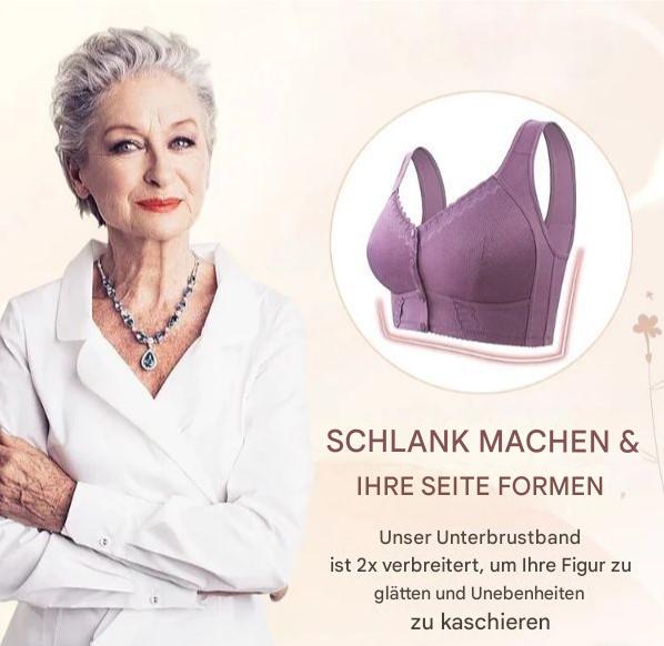 1+1 free | Cotton bra with front closure for seniors