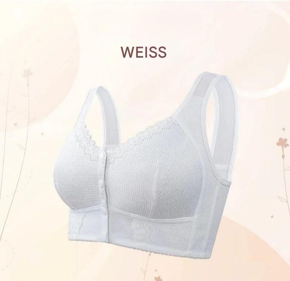 1+1 free | Cotton bra with front closure for seniors
