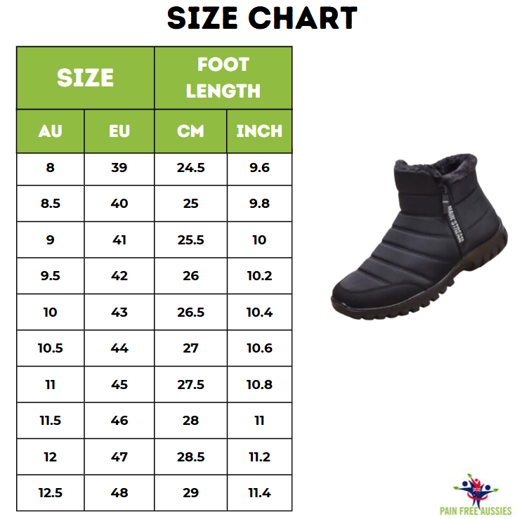 Thick Warm Cotton Zipper Shoes with Thick insole to keep your feet Warm & Comfortable