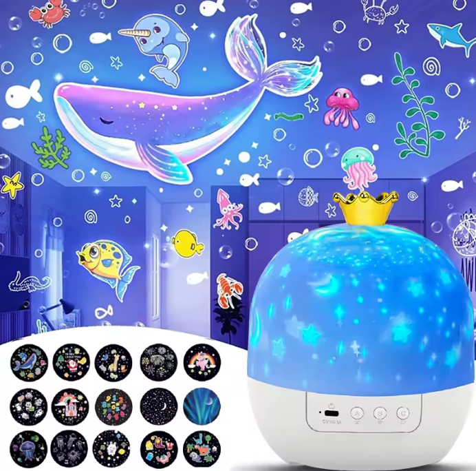 【LAST DAY SALE】DreamMoon™ 360° Immersive Animal Night Light