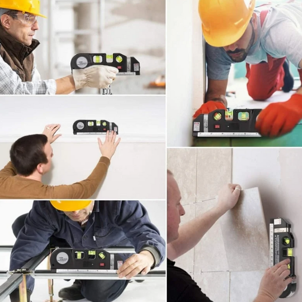 PrecisionMate™ 4-in-1 Multifunctional Laser Measurement Device for Accurate Measurements and Easy Alignment