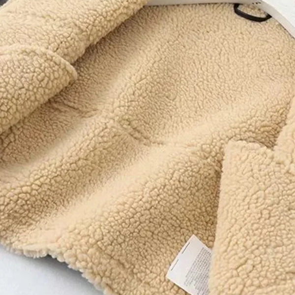 Ella Plush Jacket – Soft and Cozy Outerwear for Everyday Comfort