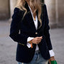 Selene Blazer | Soft Velvet Finish | Tailored Fit