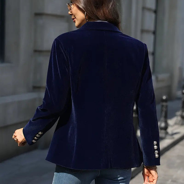 Selene Blazer | Soft Velvet Finish | Tailored Fit