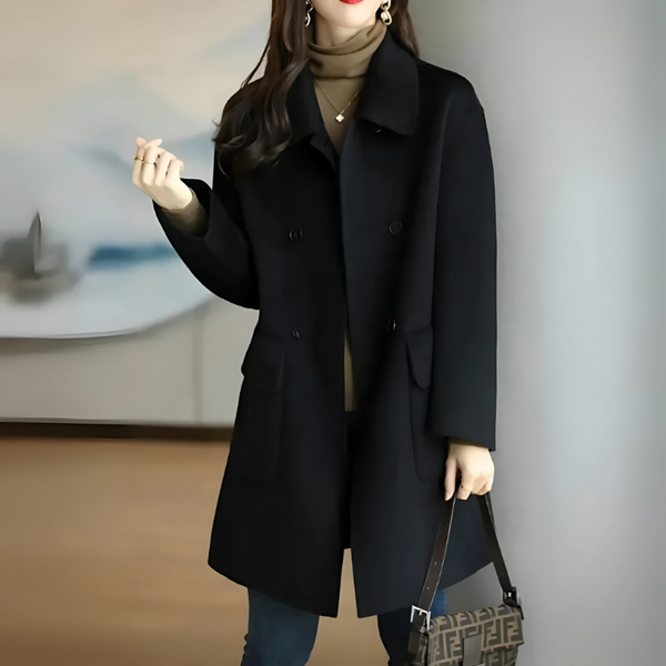 Selene Women's Formal Coat | Wool Blend | Elegant Tailored Fit