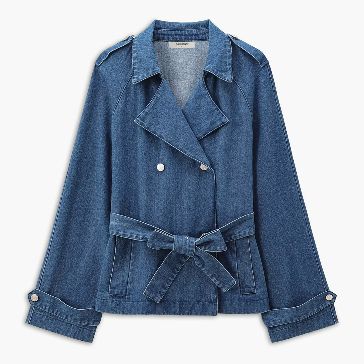 Sera Denim Jacket | Cotton Blend | Minimalist Design