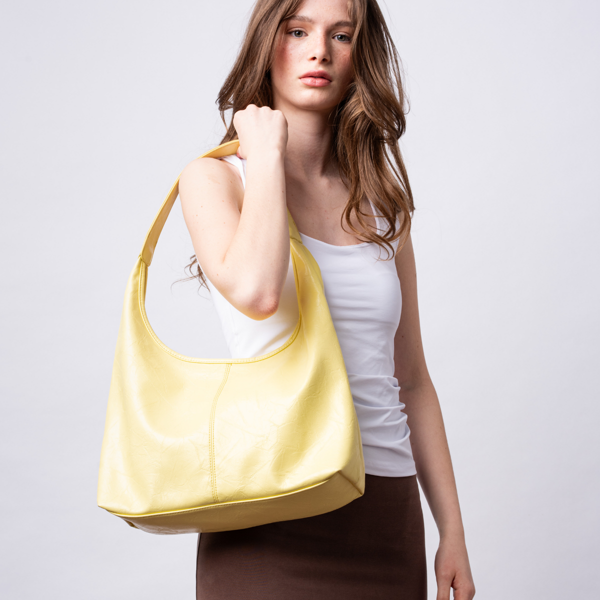Scarlett Distressed Leather Tote