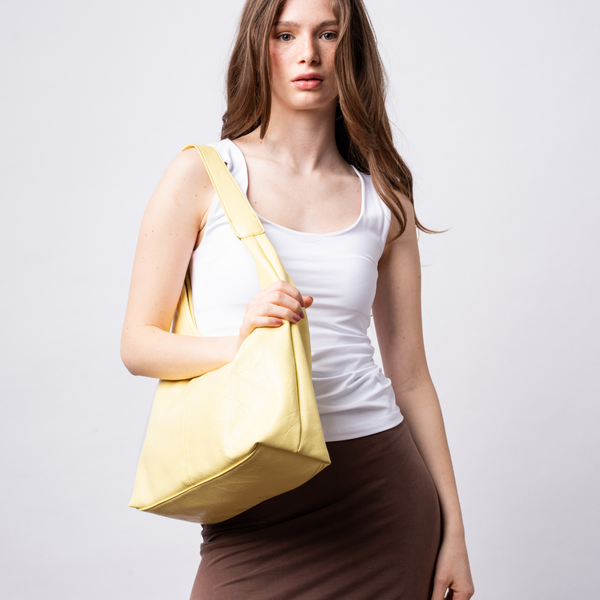 Scarlett Distressed Leather Tote