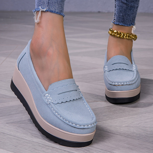 StrideLux™ – Comfortable Platform Loafer for Women