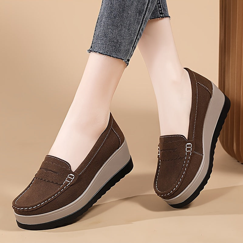 StrideLux™ – Comfortable Platform Loafer for Women