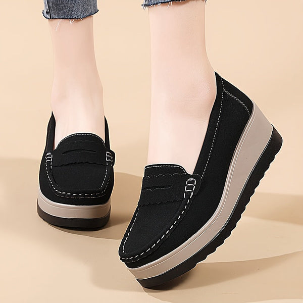 StrideLux™ – Comfortable Platform Loafer for Women
