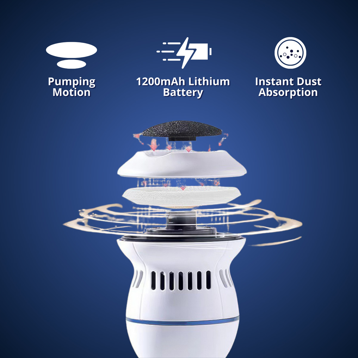 Elegrind™ Electric Foot Grinder with Vacuum | incl. 2 Grinder Heads