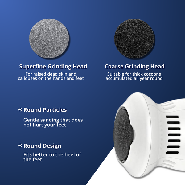Elegrind™ Electric Foot Grinder with Vacuum | incl. 2 Grinder Heads