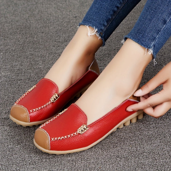 UrbanSleek™ – Elegant Women's Loafer with Color Contrast & Comfort Sole