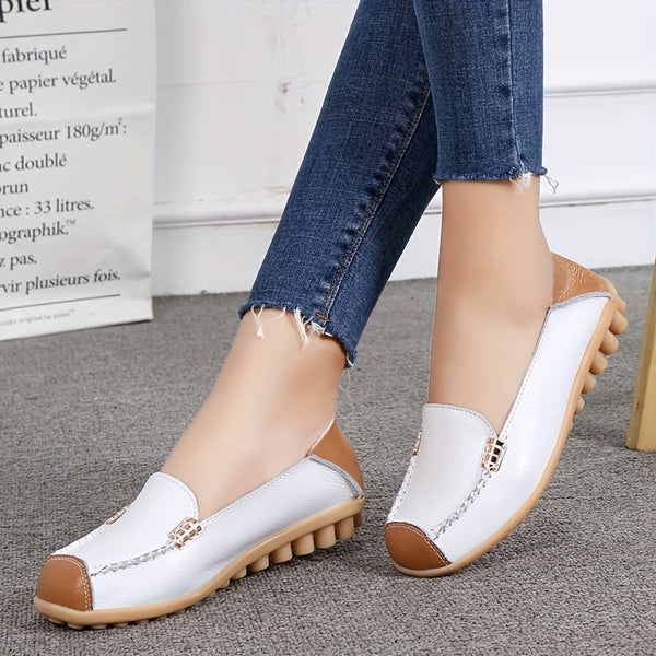 UrbanSleek™ – Elegant Women's Loafer with Color Contrast & Comfort Sole