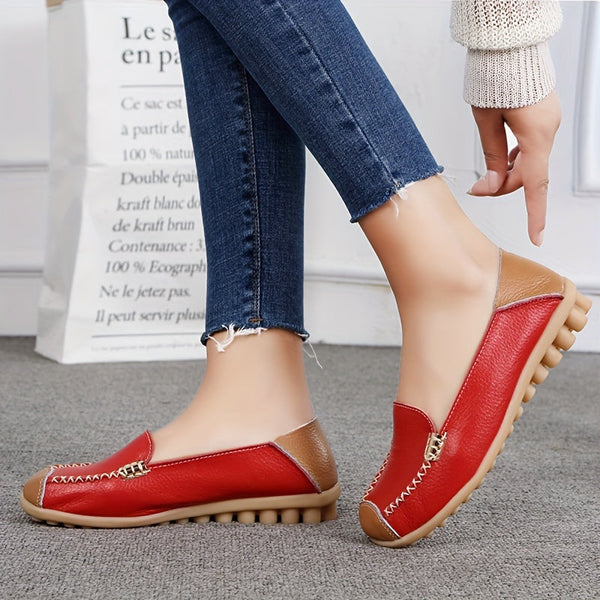UrbanSleek™ – Elegant Women's Loafer with Color Contrast & Comfort Sole