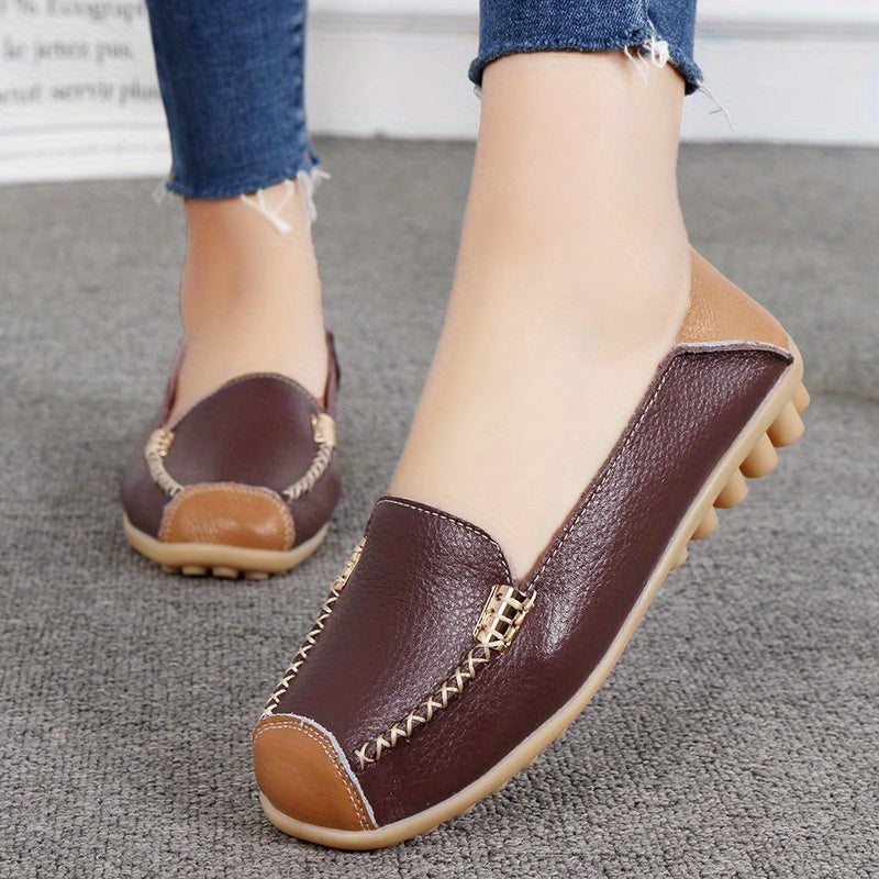 UrbanSleek™ – Elegant Women's Loafer with Color Contrast & Comfort Sole