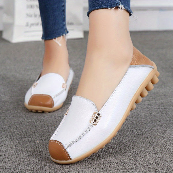 UrbanSleek™ – Elegant Women's Loafer with Color Contrast & Comfort Sole