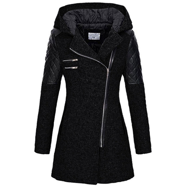 Zara Women's Winter Jacket | Slant-Zip Design