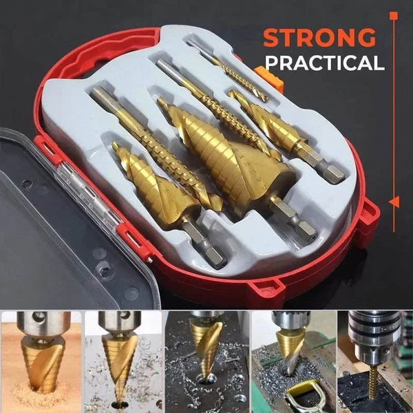 DrillPro™ Titanium Plating Drill Bit Set (6pcs）