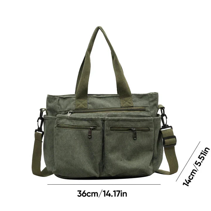 Sophie Dual-Zip Bag – Stylish and Functional Compact Handbag