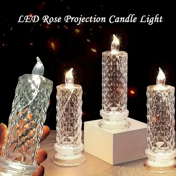 【LAST DAY SALE】LED Crystal Candle Lights ✨🕯️🔥 Buy 2 Get 1 Free, Ends Today!