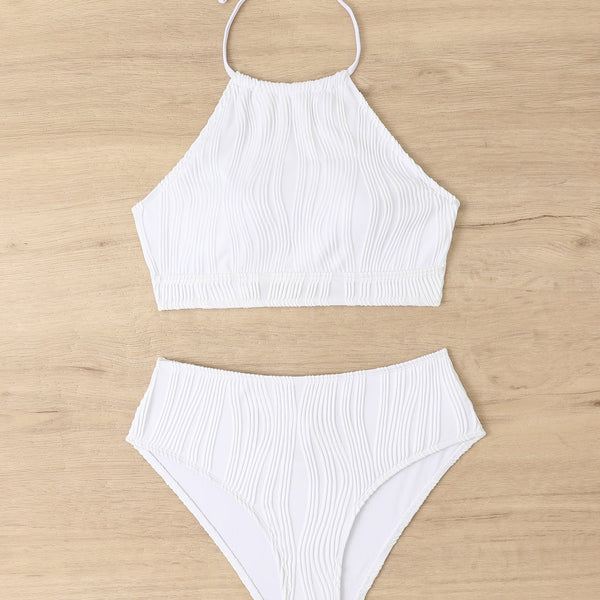 Sienna High-Waist Apron Swimwear