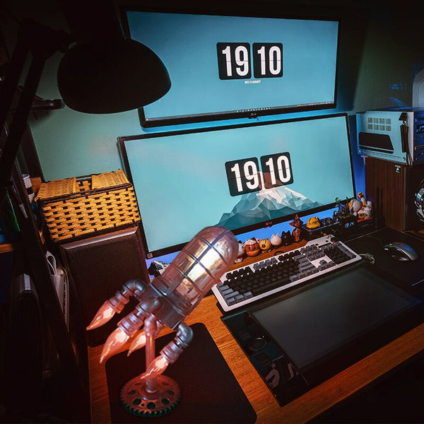 Steampunk Rocket Lamp™ – A Masterpiece of Art &amp; Engineering