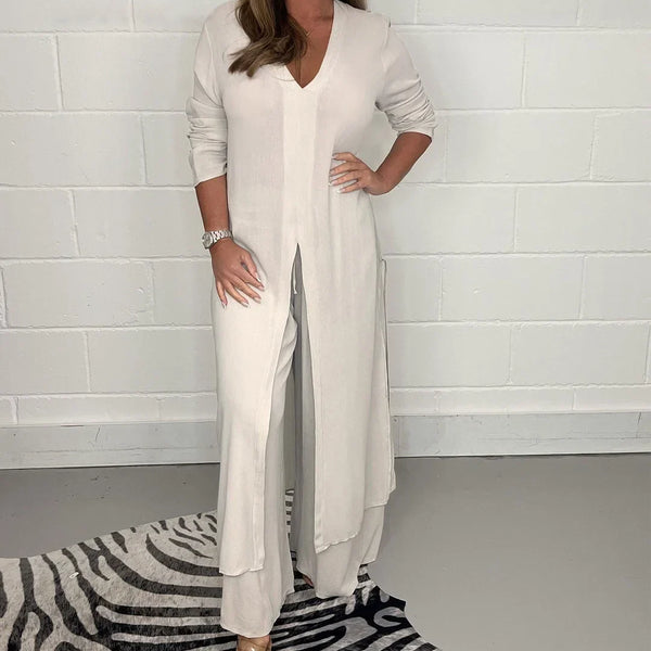 Autumn™ | Women's Long Top and Pants Set