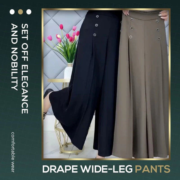 Elyseé™ Wide-Leg Pleated Trousers