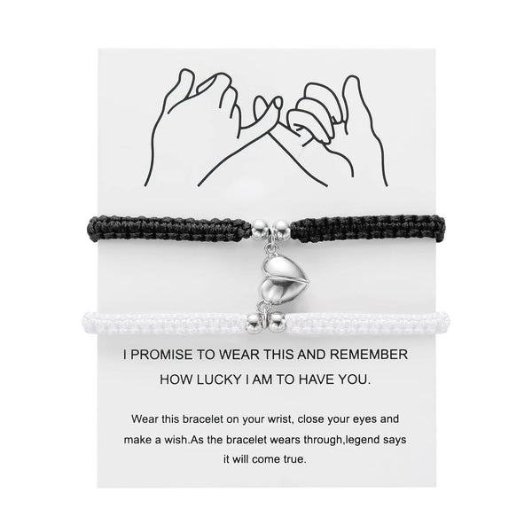 Magnetic Heart Bracelet – Adjustable Friendship Jewelry
