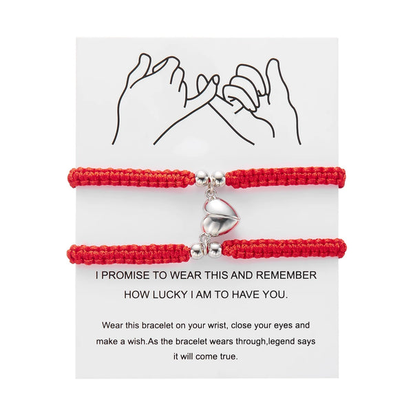 Magnetic Heart Bracelet – Adjustable Friendship Jewelry