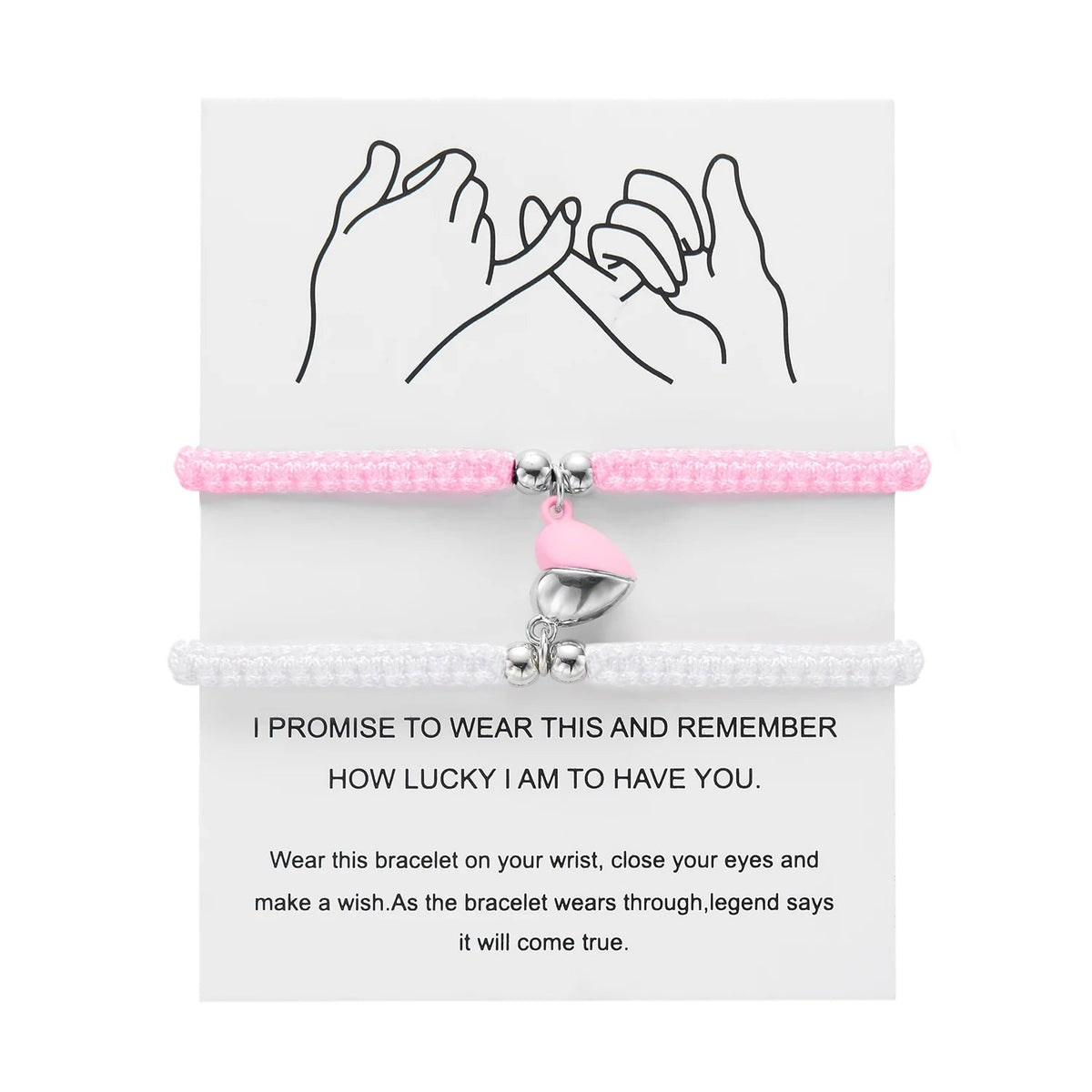 Magnetic Heart Bracelet – Adjustable Friendship Jewelry